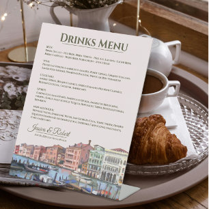 Painting of Grand Canal, Venice, Italy Pedestal Sign