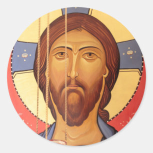 Painting Of Jesus Classic Round Sticker