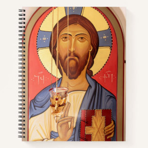 Painting Of Jesus Notebook