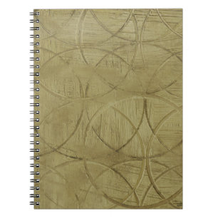 Painting of Linked Circles by Jennifer Goldberger Notebook