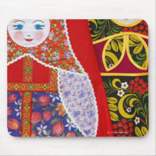 Painting of Russian Matryoshka doll Mouse Pad