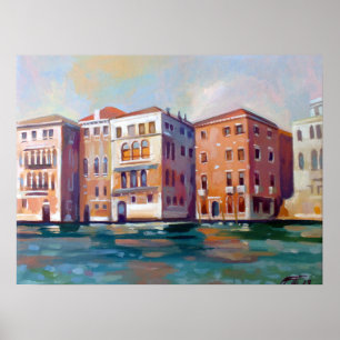 Painting of Sestiere San Marco   Venice, Italy Poster