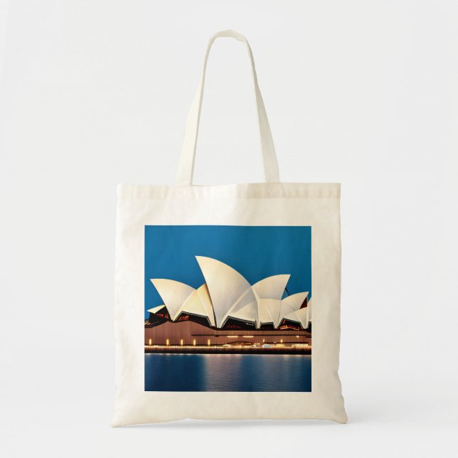 Painting of the Sydney Opera House Tote Bag (Front)