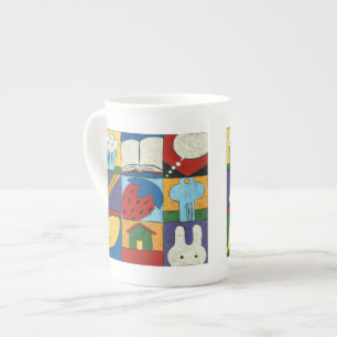 Painting of Various Objects by Chariklia Zarris Bone China Mug