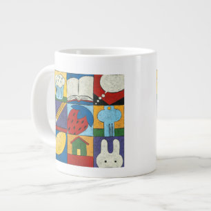 Painting of Various Objects by Chariklia Zarris Large Coffee Mug