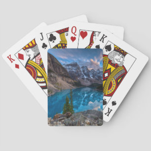 Painting on Moraine Playing Cards