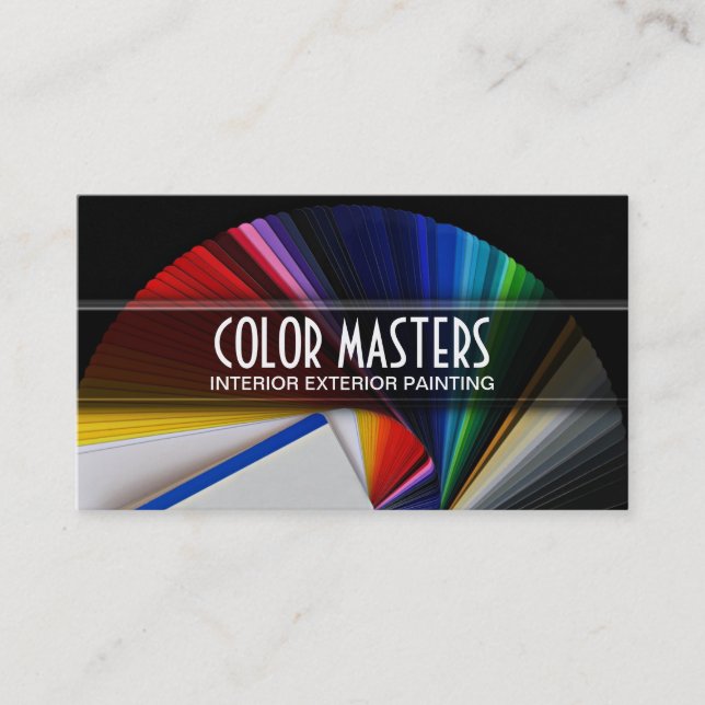 Painting Painter Construction Business Card (Front)