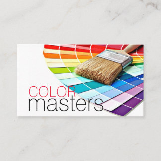 Painting, Painter, Construction, Design Business Card
