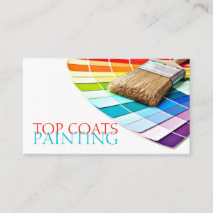 Painting, Painter, Construction, Design Business Card