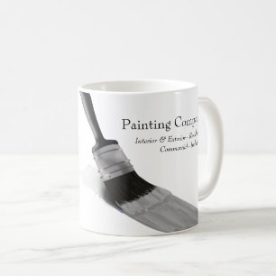 Painting Painter Service Company Brush Grey Coffee Mug