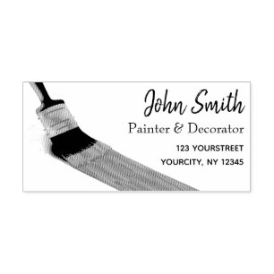 Painting Painter Service Company Brush Rubber Stamp