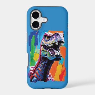 Painting Portrait Of A Tyrannosaurus Rex T-Rex