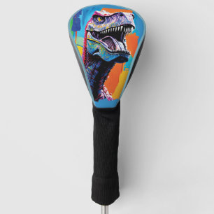 Painting Portrait Of A Tyrannosaurus Rex   T-Rex Golf Head Cover