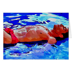 Painting: Reflections in Blue