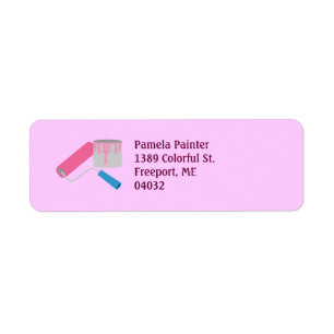 Painting Return Address Label