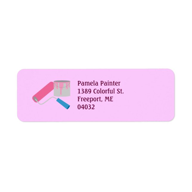 Painting Return Address Label (Front)