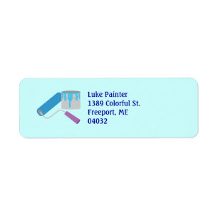Painting Return Address Label