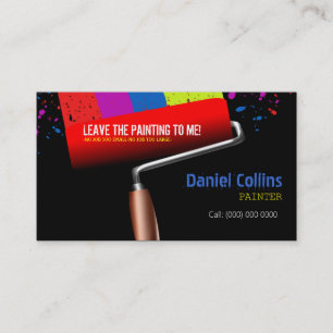 Painting Roller Painter Business Card