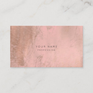 Painting Rose Gold Pink Blush Appointment Card