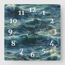 Painting Sea Surges  Blue