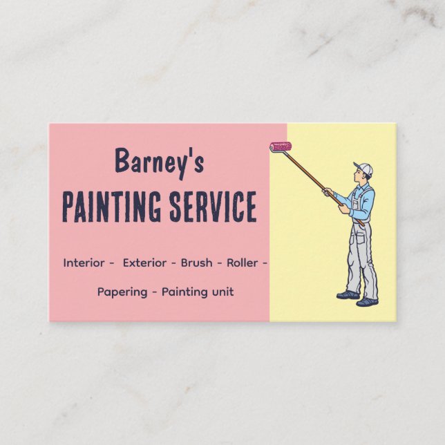 Painting Service Business Card (Front)