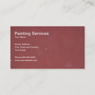 Painter And Decorator Business Cards | Zazzle AU