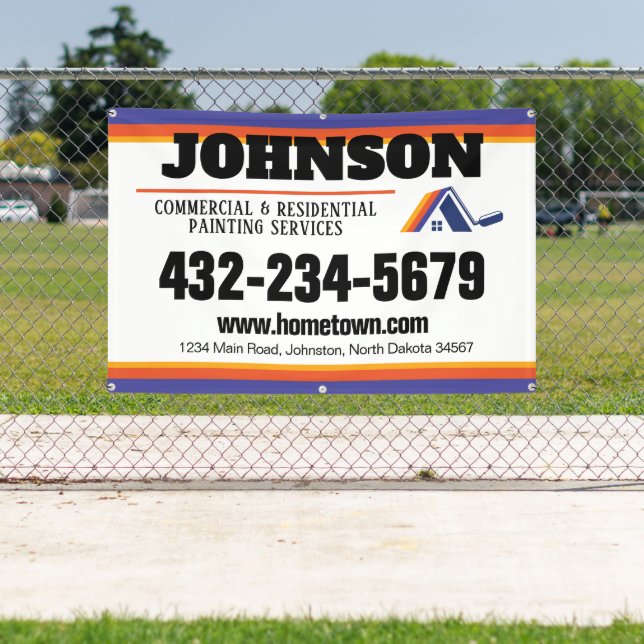 Painting Services Commercial and Residential Banner (Insitu)