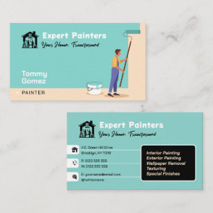 Painting Services   Expert Painters Business Card