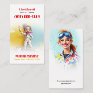 Painting Services   Expert Painters Business Card
