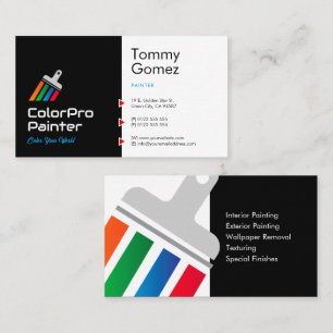 Painting Services Painter Business Card