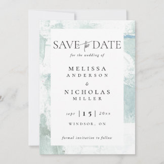 Painting texture save the date