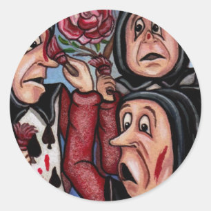 PAINTING THE ROSES Alice in Wonderland Sticker