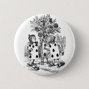 Painting The Roses Red 6 Cm Round Badge