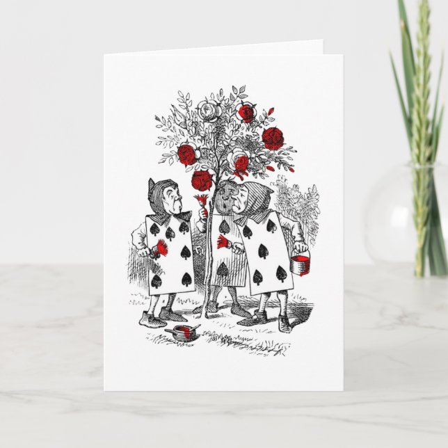 Painting the Roses Red Card (Front)