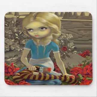 "Painting the Roses Red" Mousepad