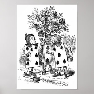 Painting The Roses Red Poster