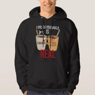 Painting The Struggle Is Real Funny Artist for Cof Hoodie