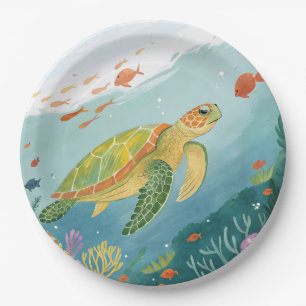 Painting Turtle Paper Plate