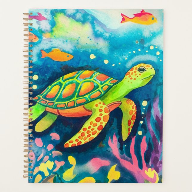 Painting Turtle Planner (Front)