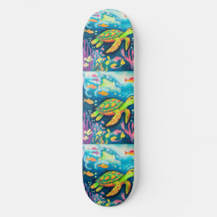 Painting Turtle Skateboard