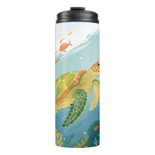 Painting Turtle Thermal Tumbler