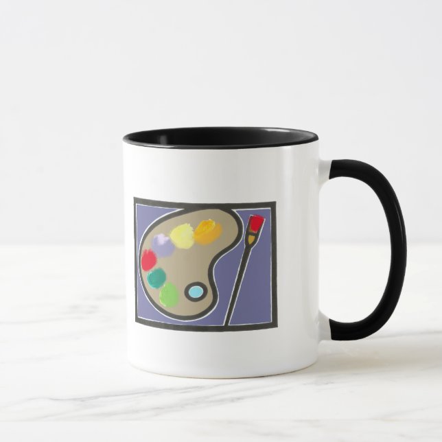 painting - visual arts mug (Right)