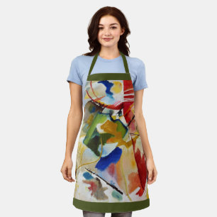 Painting with Green Centre by Wassily Kandinsky Apron