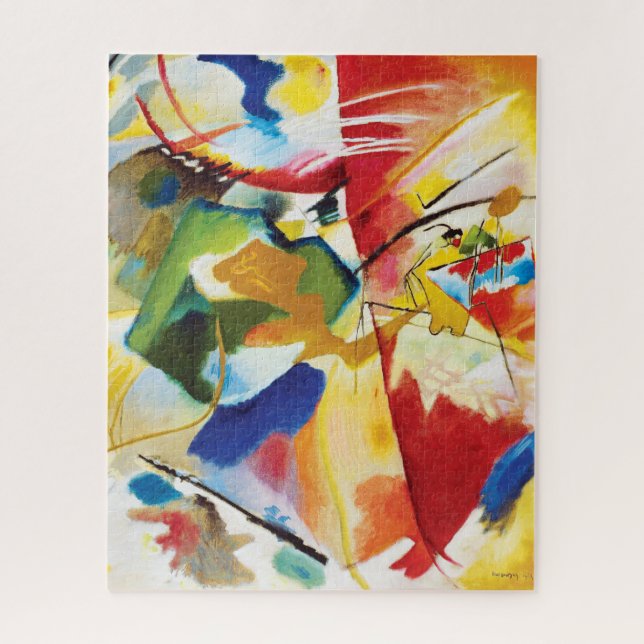 Painting with Green Centre by Wassily Kandinsky Jigsaw Puzzle (Vertical)