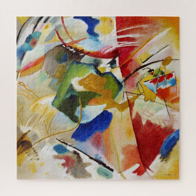 Painting with Green Centre by Wassily Kandinsky Jigsaw Puzzle (Vertical)