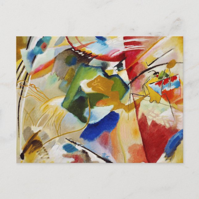 Painting with Green Centre by Wassily Kandinsky Postcard (Front)