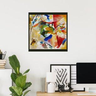 Painting with Green Centre by Wassily Kandinsky Poster