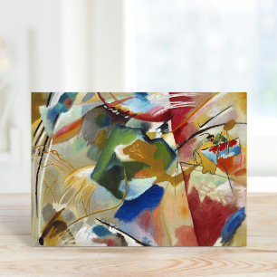Painting with Green Centre Kandinsky Card
