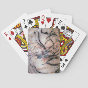 Paintings depicting mammoth and cattle, from the C Playing Cards