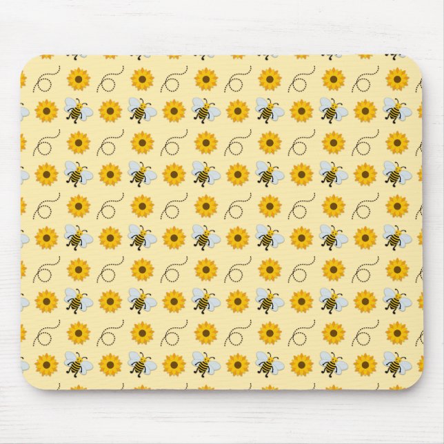 Paintings Of Bees Mouse Pad (Front)
